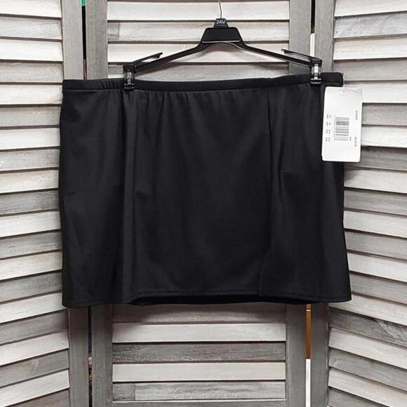 Shape Solver Women's Plus Swim Skirt Tummy Control | Penbrooke | 24W - Picture 1 of 9